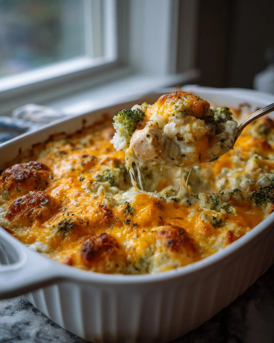 Cheesy Chicken Broccoli Rice Bake - detail 1