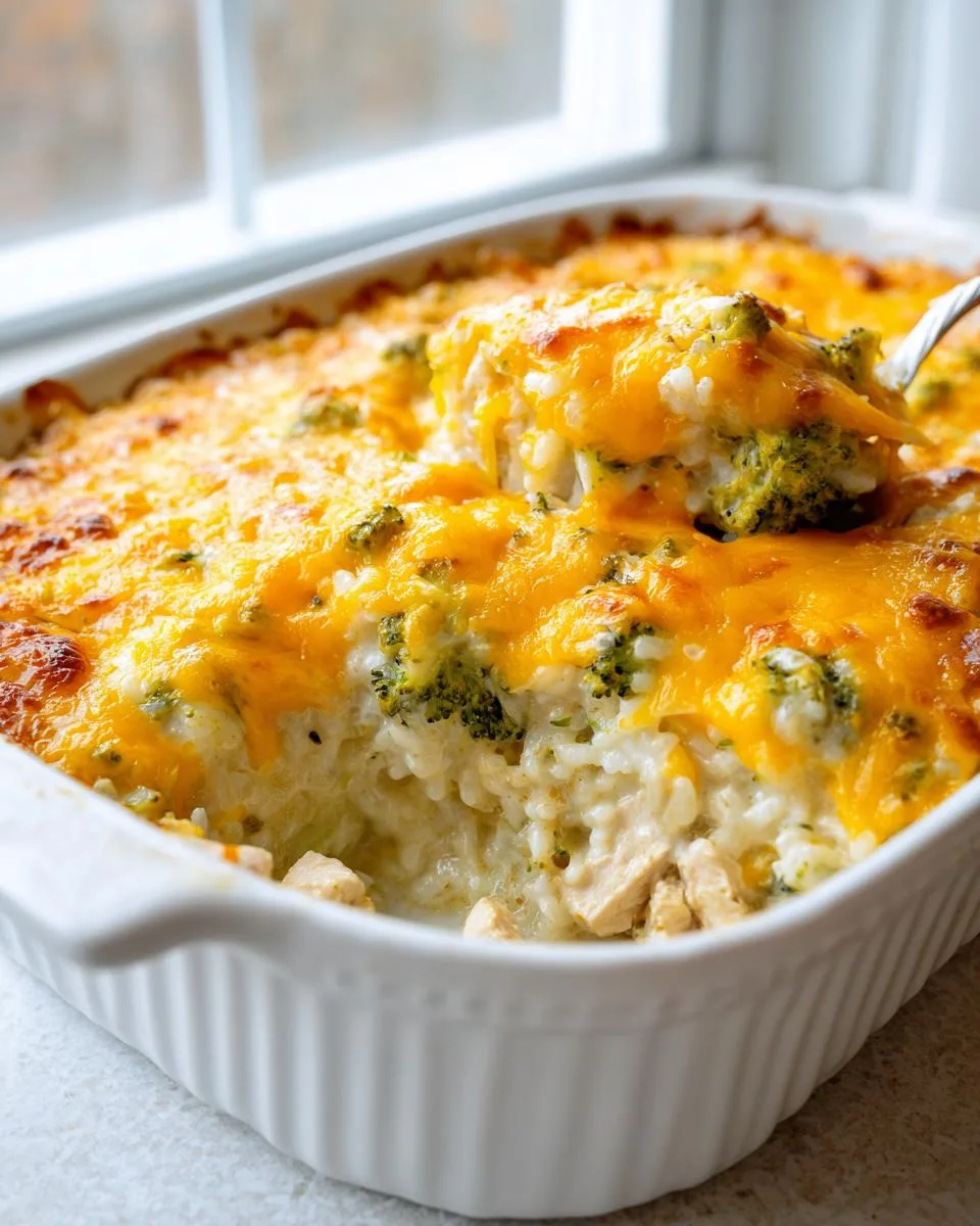 Cheesy Chicken Broccoli Rice Bake - detail 2