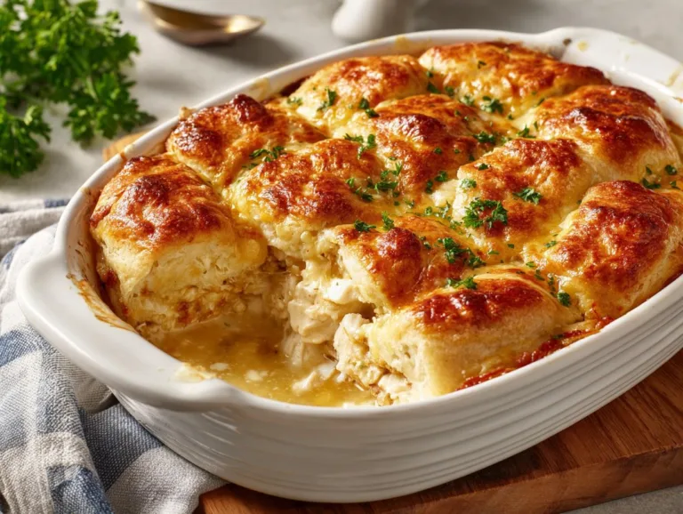 Cheesy Chicken Crescent Bake