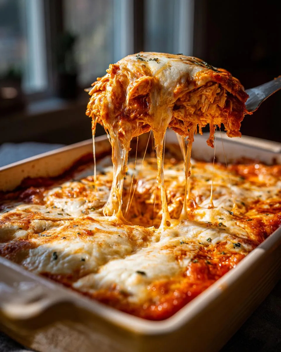 Cheesy Chicken Enchilada Casserole - detail 2