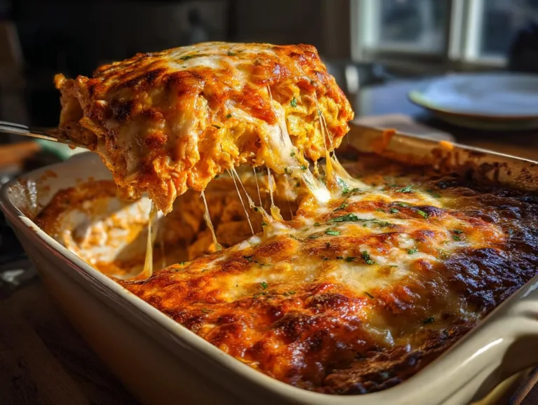 Cheesy Chicken Enchilada Casserole