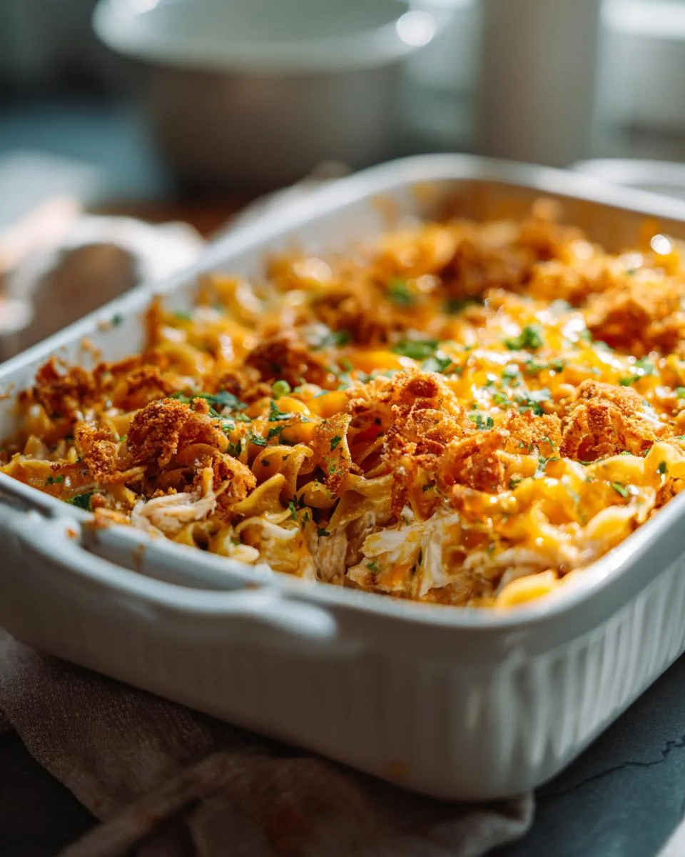 Cheesy Chicken Noodle Casserole - detail 1