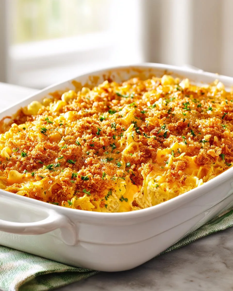 Cheesy Chicken Noodle Casserole - detail 2
