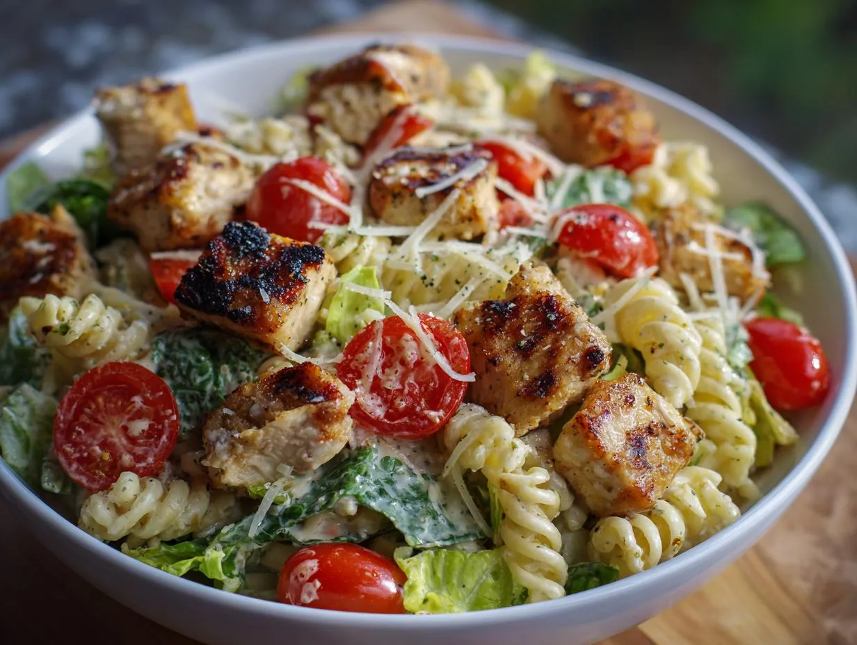 25g Protein Chicken Caesar Crunch Salad You’ll Crave