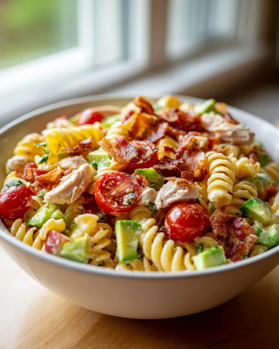 Chicken Club Pasta Salad Recipe - detail 1