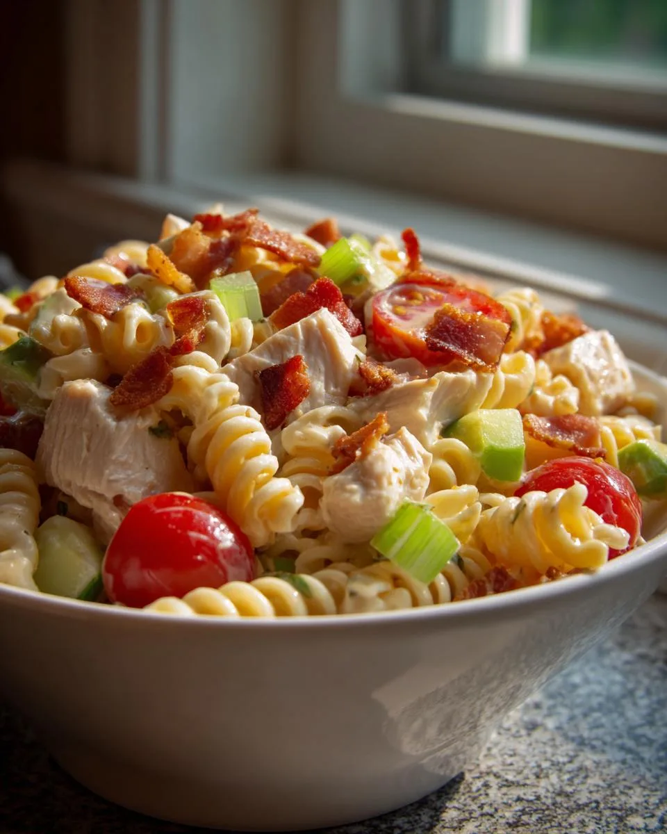 Chicken Club Pasta Salad Recipe - detail 3