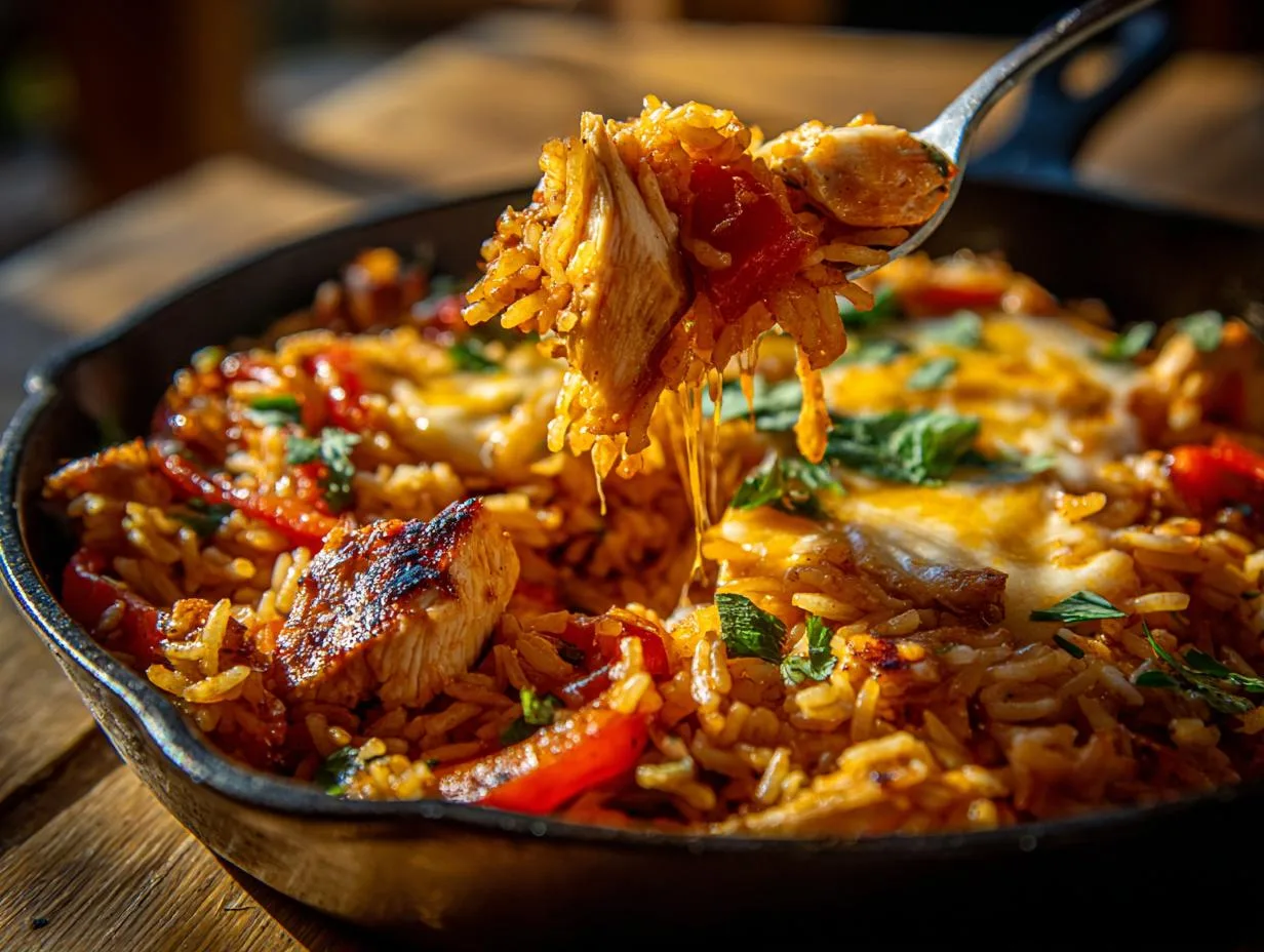 Irresistible 30-Minute Chicken Fajita Rice Skillet Recipe