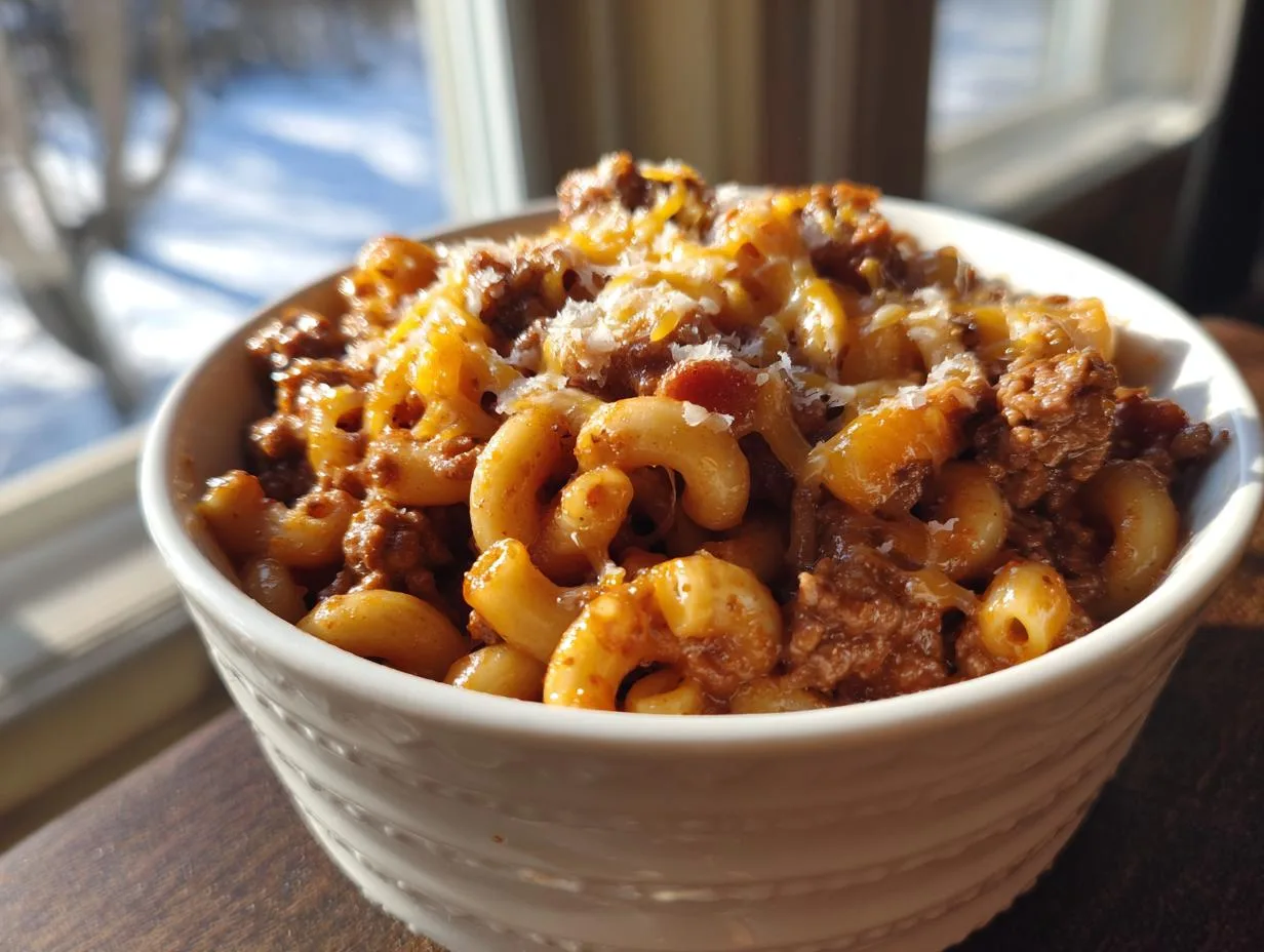 Spicy Chili Cheese Beef Mac Recipe – 30-Minute Comfort Food