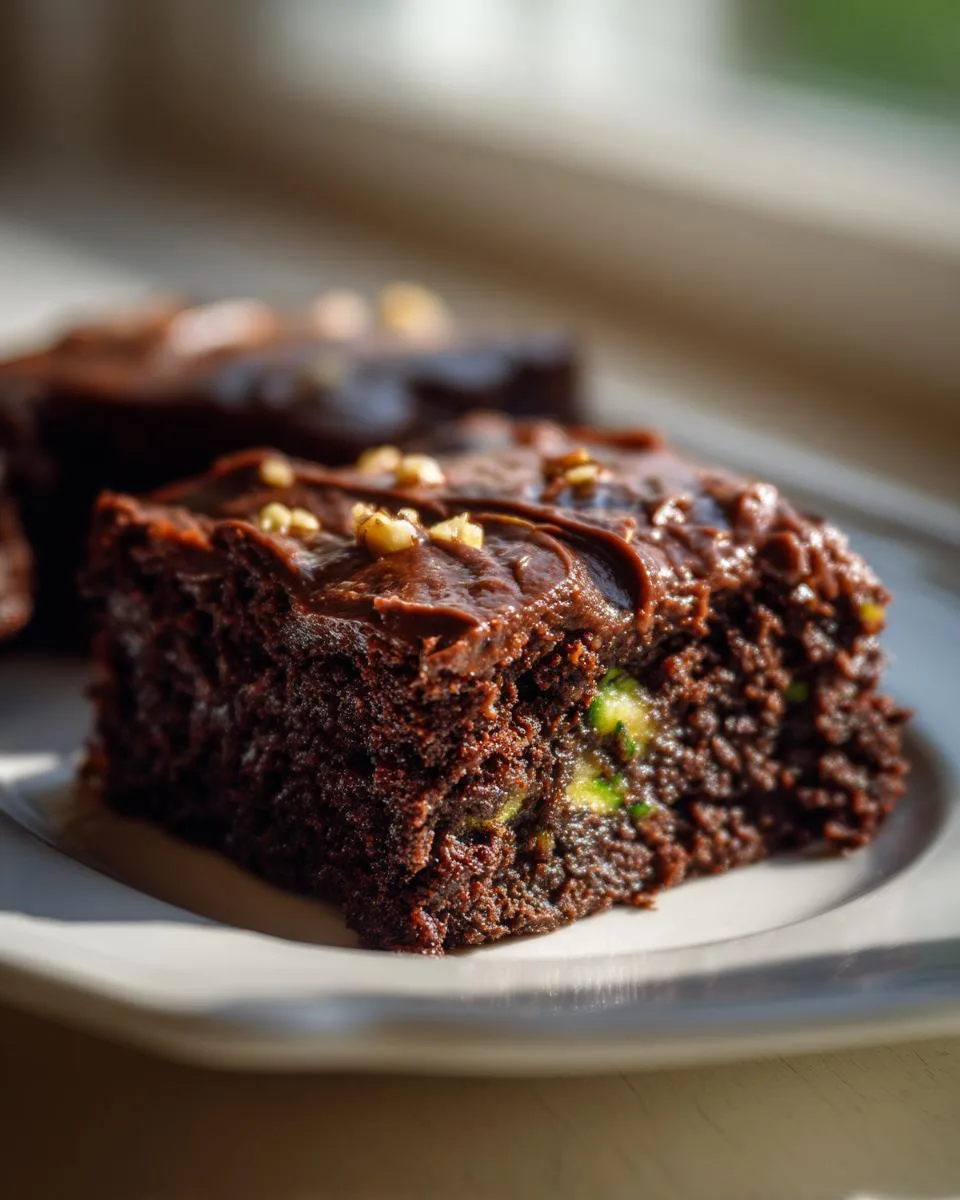 Chocolate Zucchini Brownies - detail 3