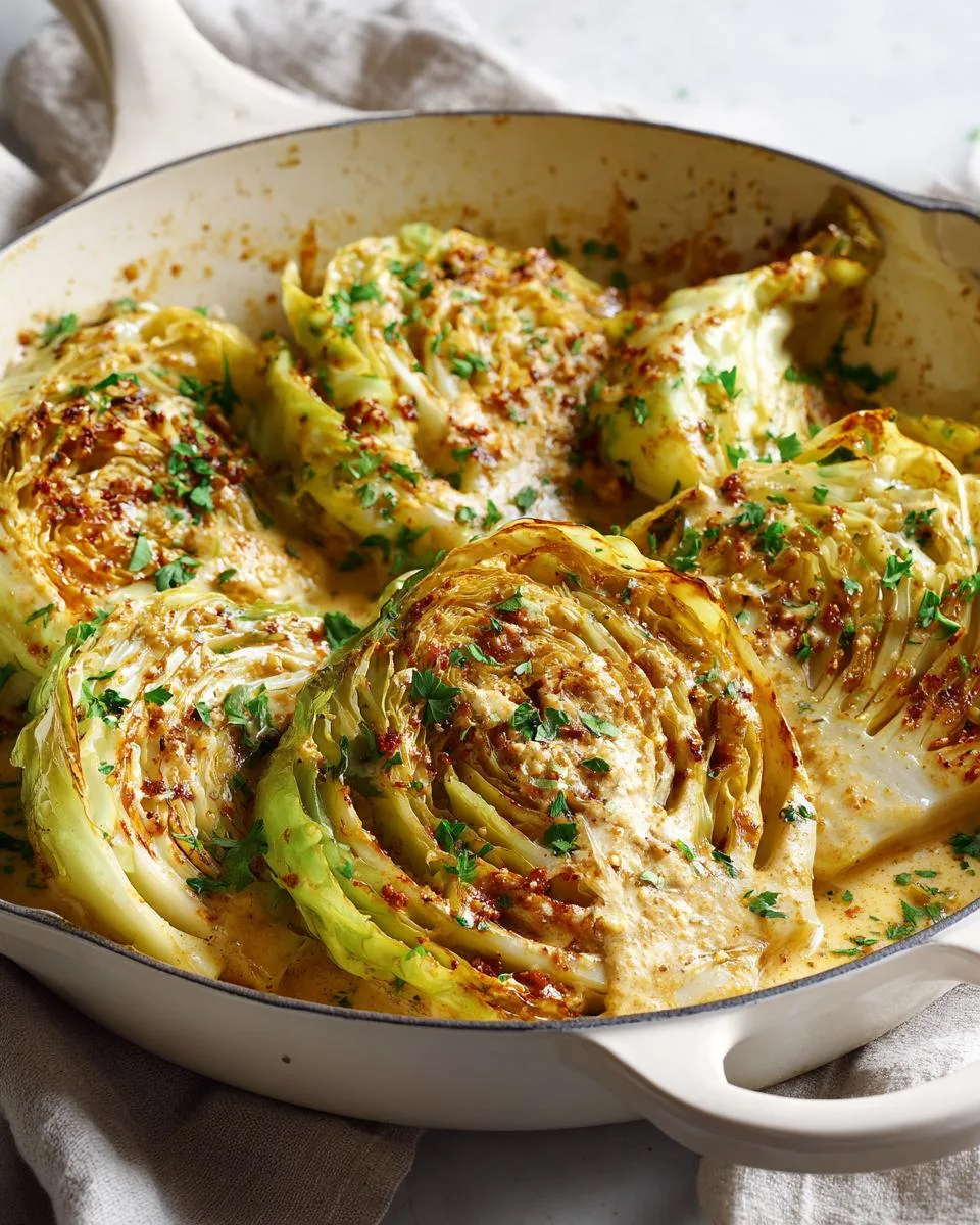 Cozy Creamy Garlic Parmesan Cabbage - detail 3