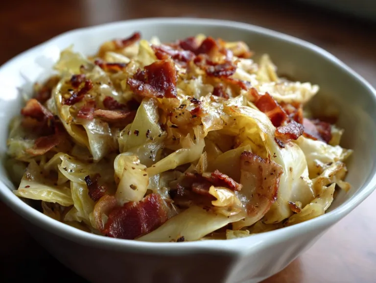 Creamy Cabbage Carbonara
