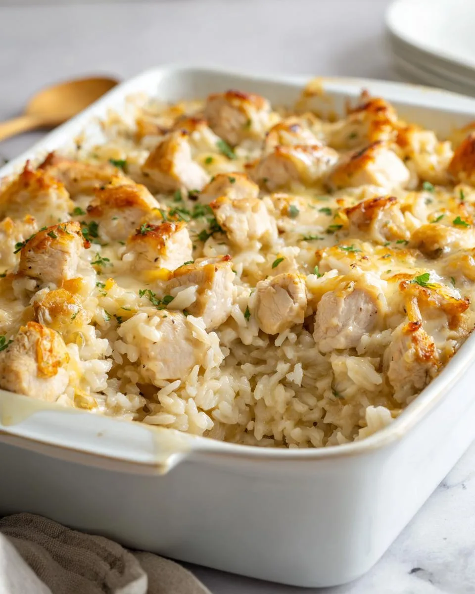 Creamy Chicken Rice Casserole - detail 3