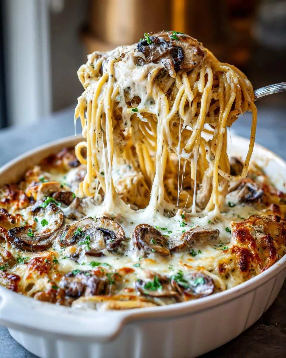 Creamy Chicken Tetrazzini Bake - detail 1