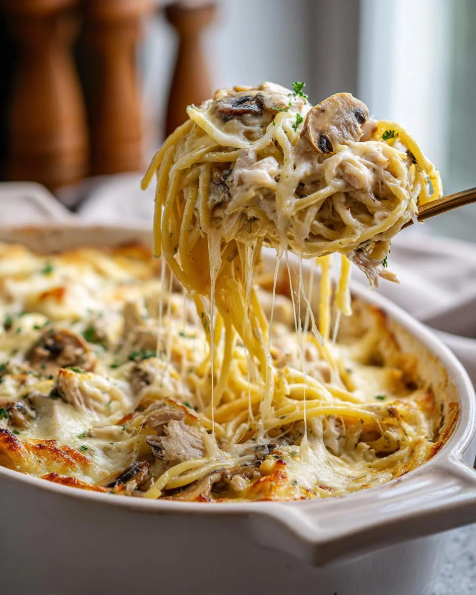Creamy Chicken Tetrazzini Bake - detail 2