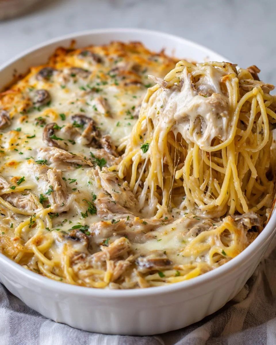 Creamy Chicken Tetrazzini Bake - detail 3