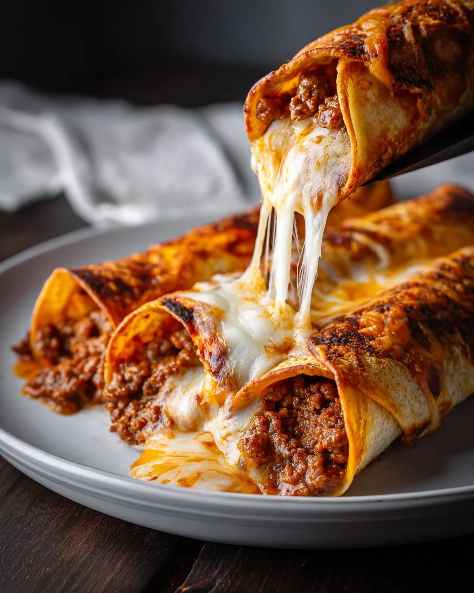 Crispy Cheesy Beef Taquitos - detail 3