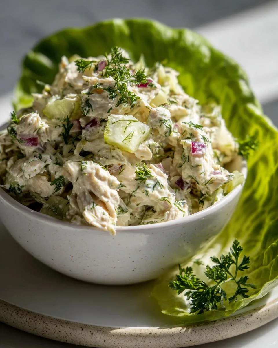 Dill Pickle Protein Chicken Salad - detail 2