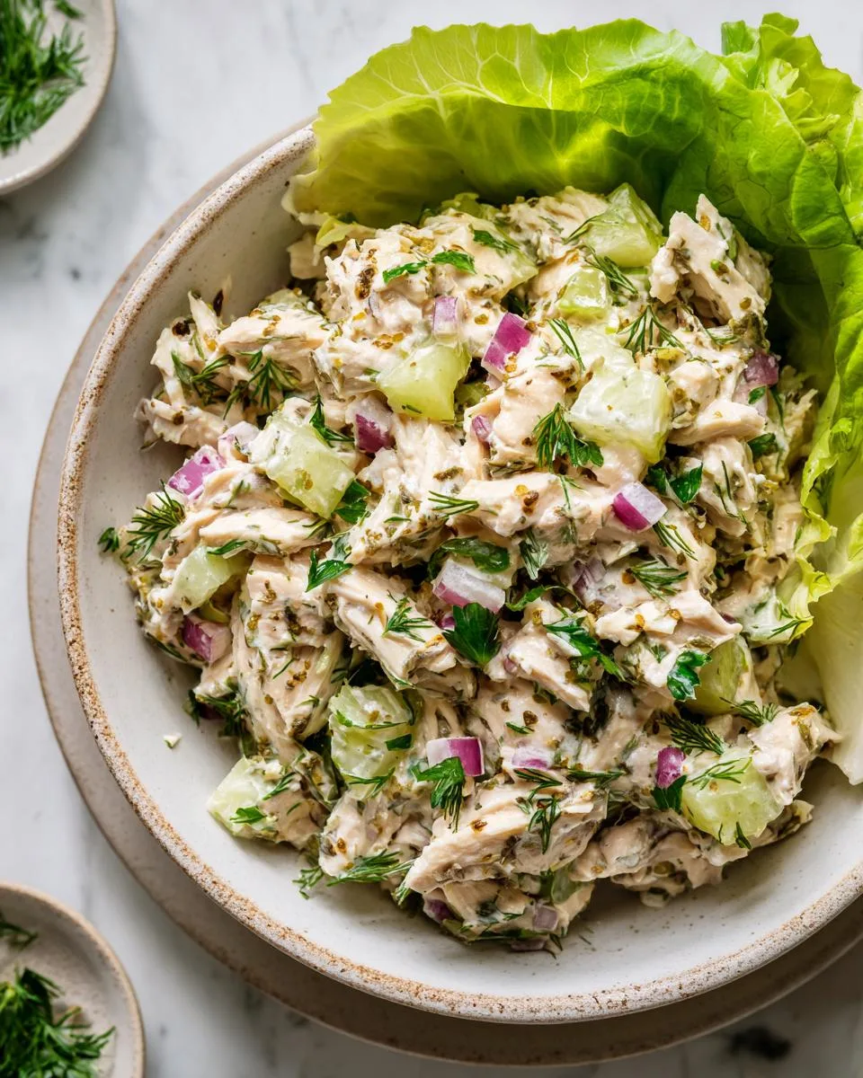 Dill Pickle Protein Chicken Salad - detail 3