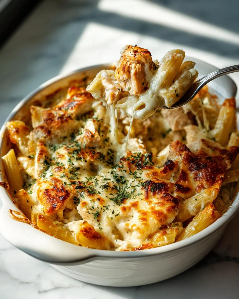 Easy Chicken Alfredo Bake - detail 3