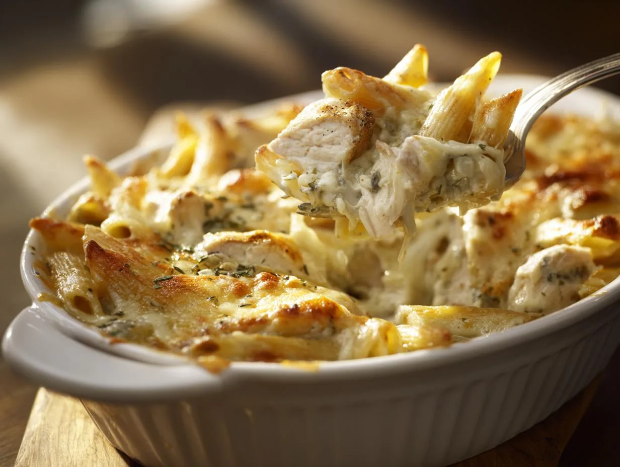 Easy Chicken Alfredo Bake: Creamy Comfort in 45 Minutes
