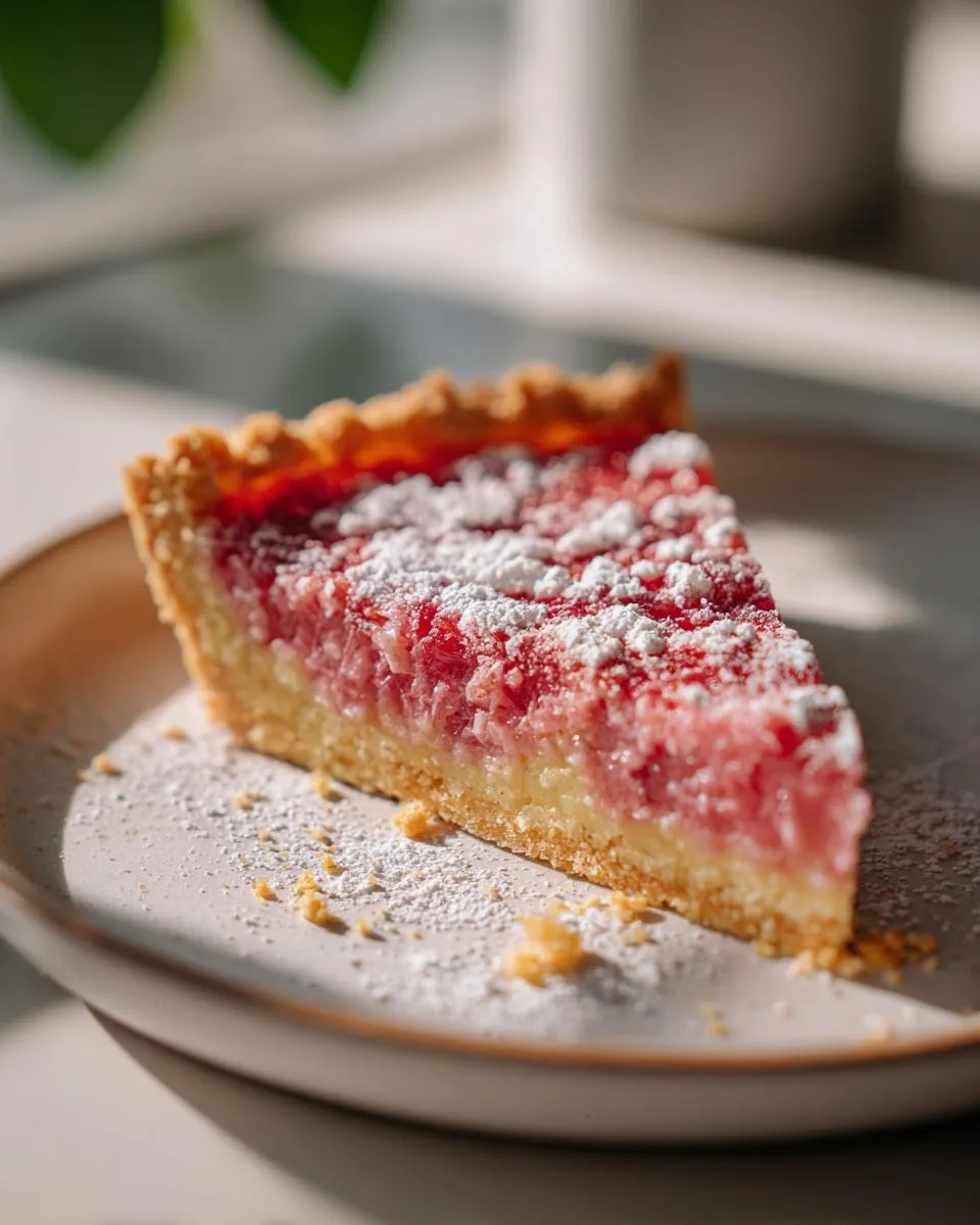 Easy Classic Rhubarb Tart - detail 2