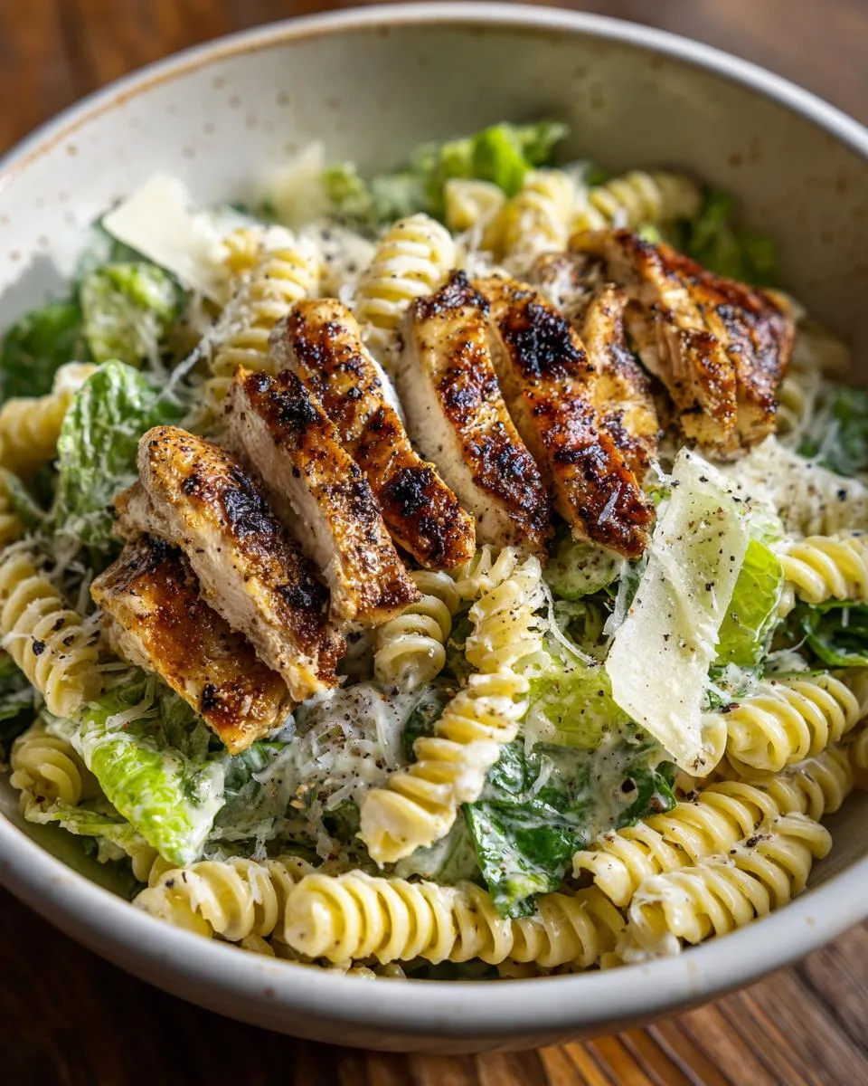 Grilled Chicken Caesar Pasta Salad - detail 1