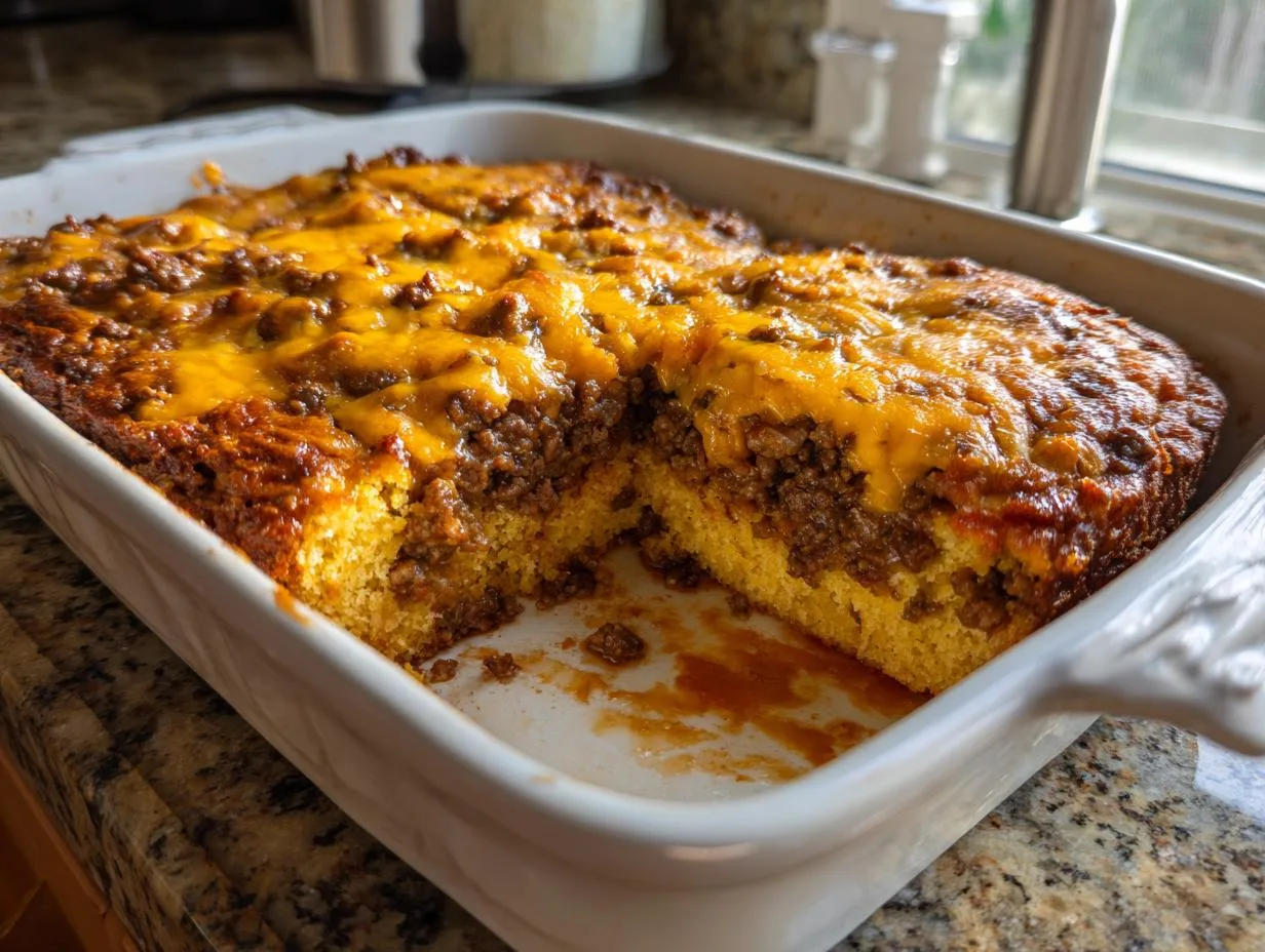Ground Beef Cornbread Casserole – Comfort Food That Wins