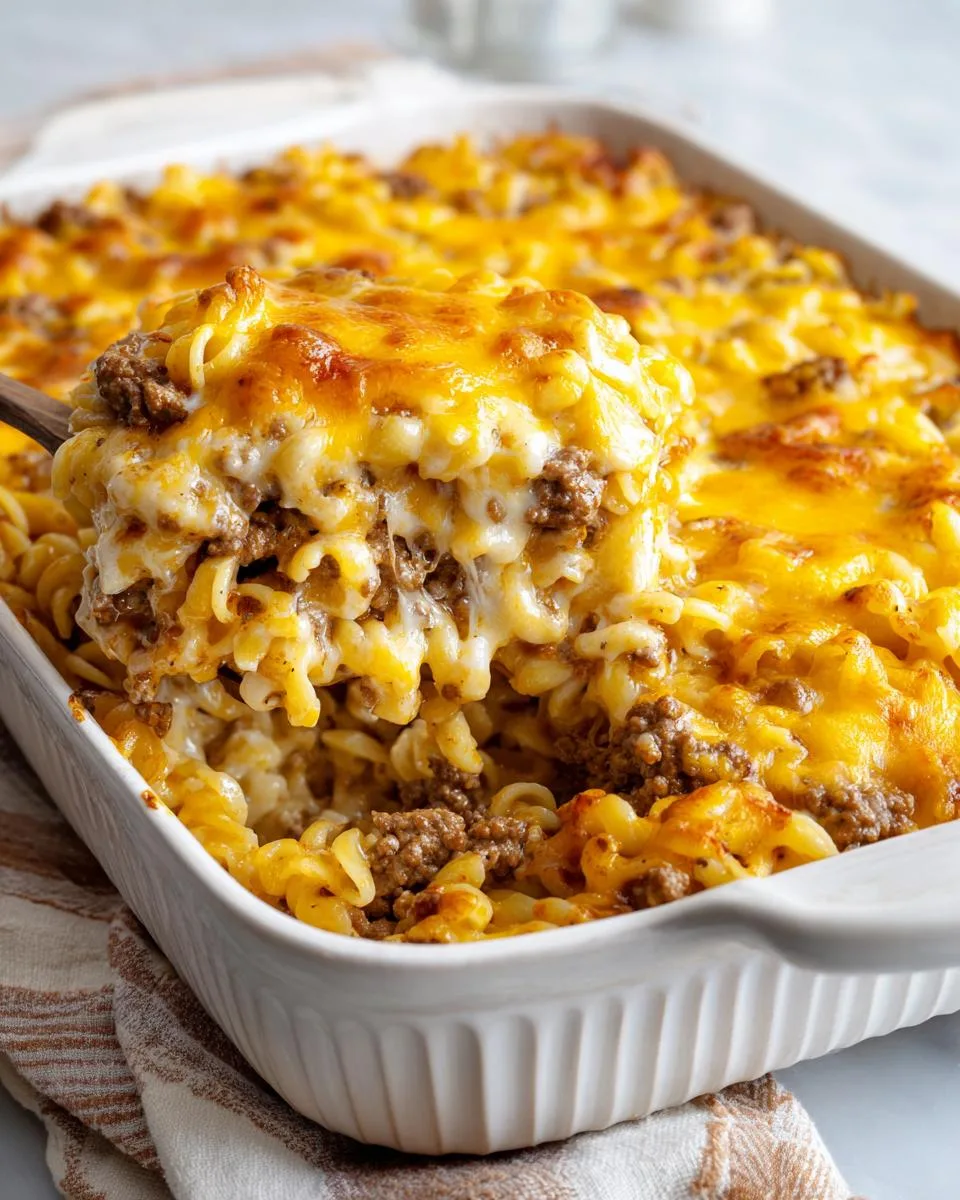 Hamburger Noodle Casserole - detail 3
