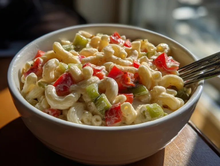 Healthy Classic Macaroni Pasta Salad
