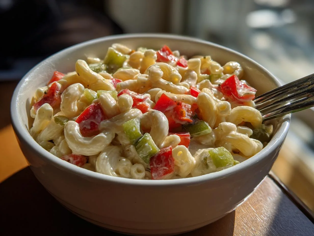 Healthy Classic Macaroni Pasta Salad: Fresh Comfort Food