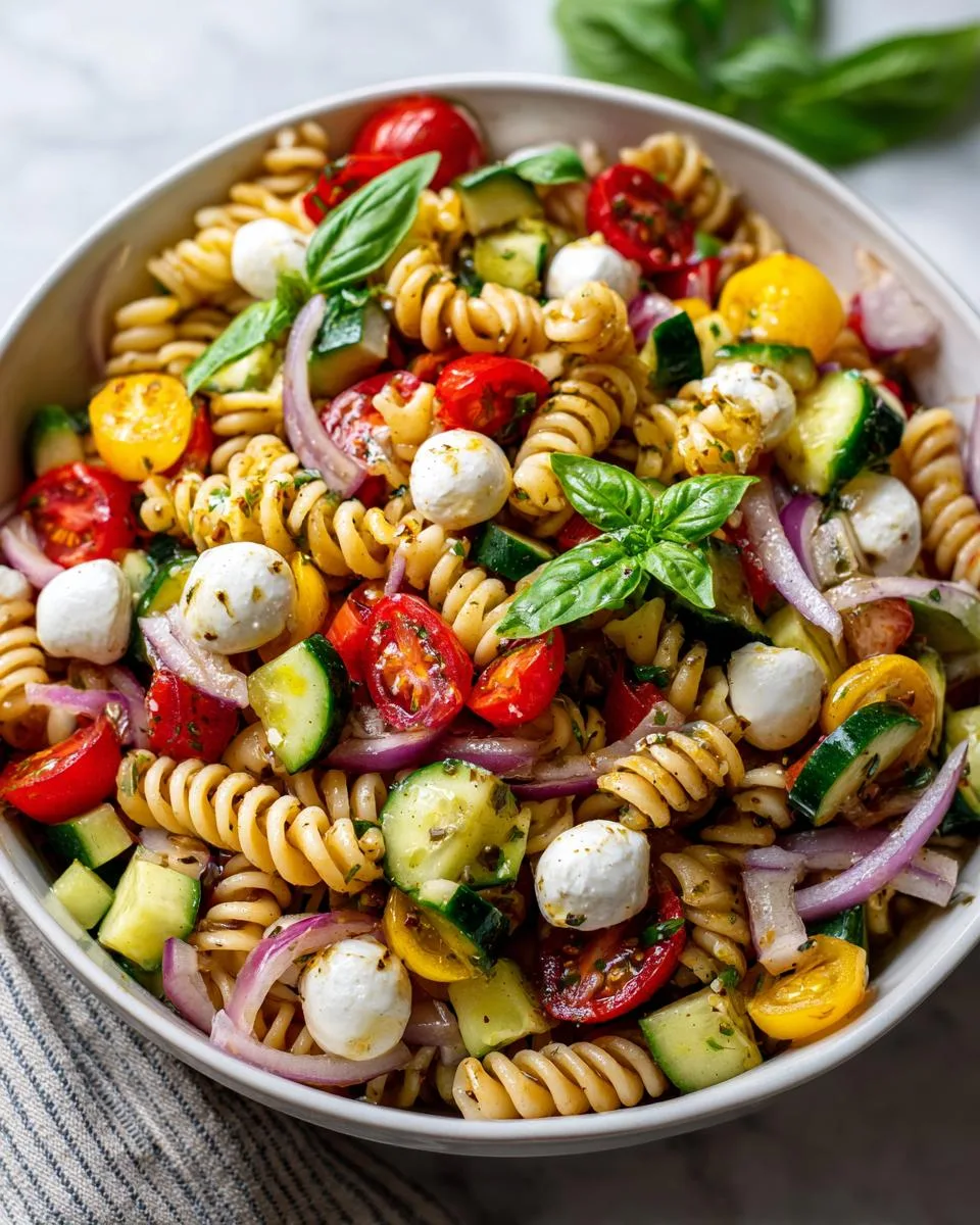 Italian Pasta Salad for Summer - detail 3
