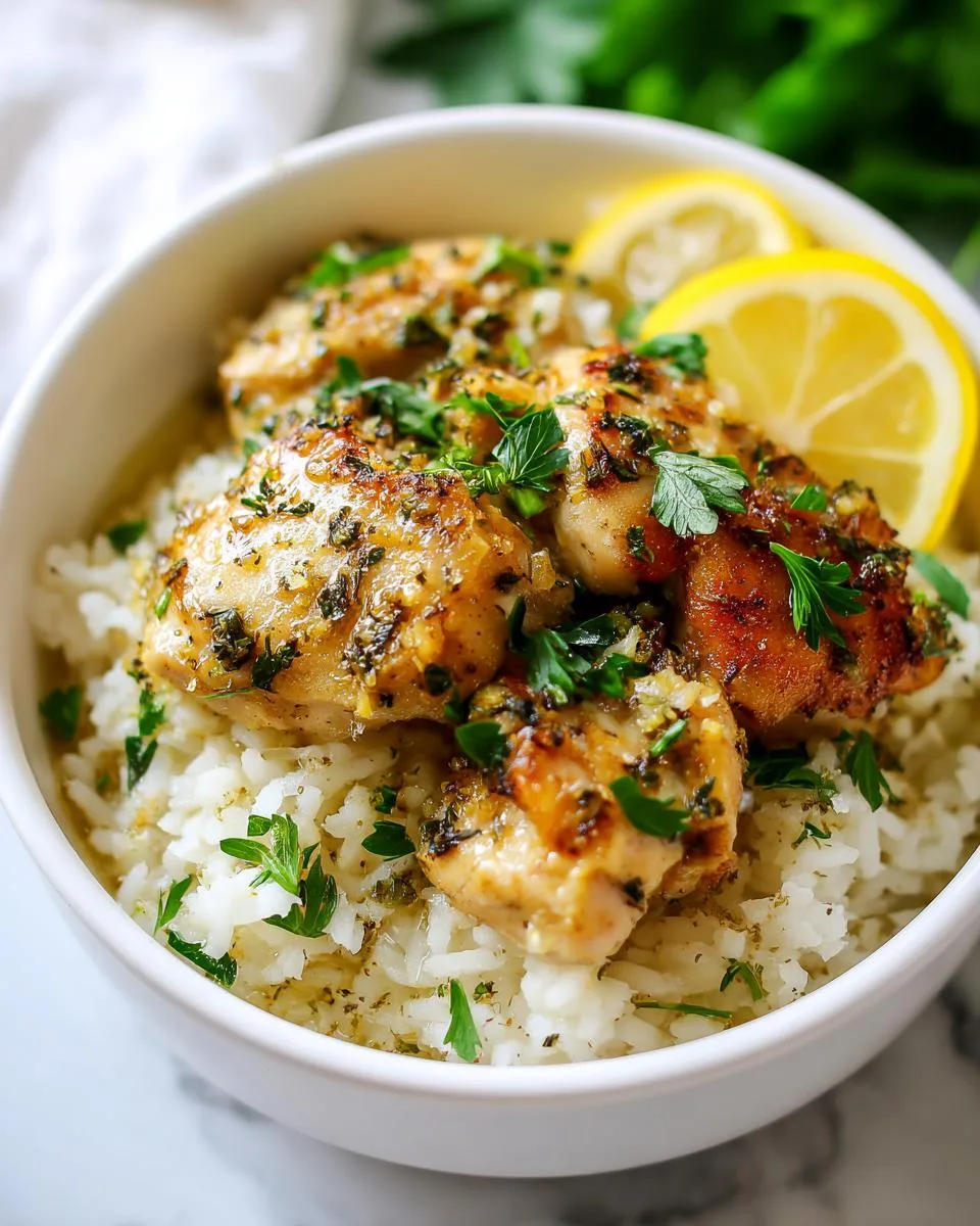 Lemon Herb Chicken Rice - detail 1