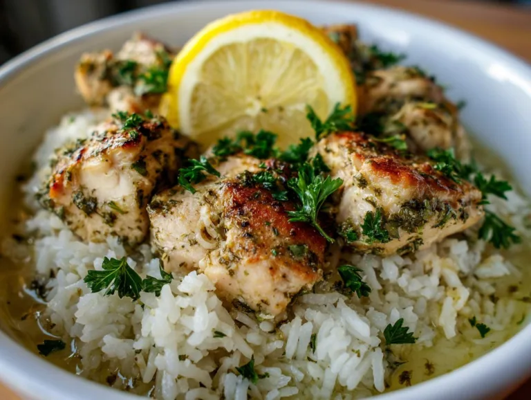 Lemon Herb Chicken Rice