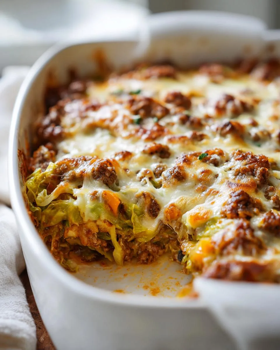 Low Carb Cabbage Roll Casserole - detail 3