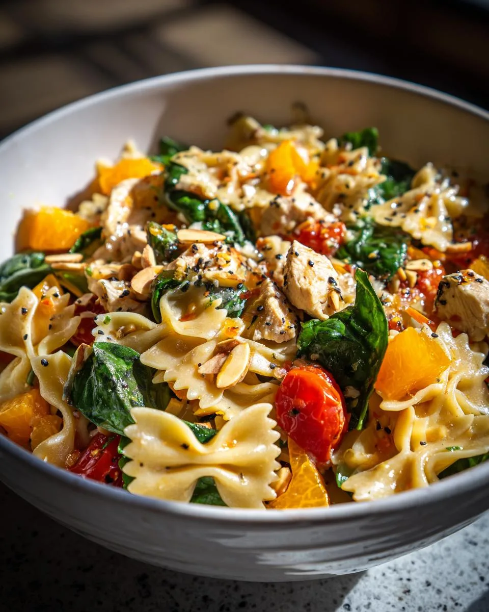 Mandarin Chicken Pasta Salad Recipe - detail 2