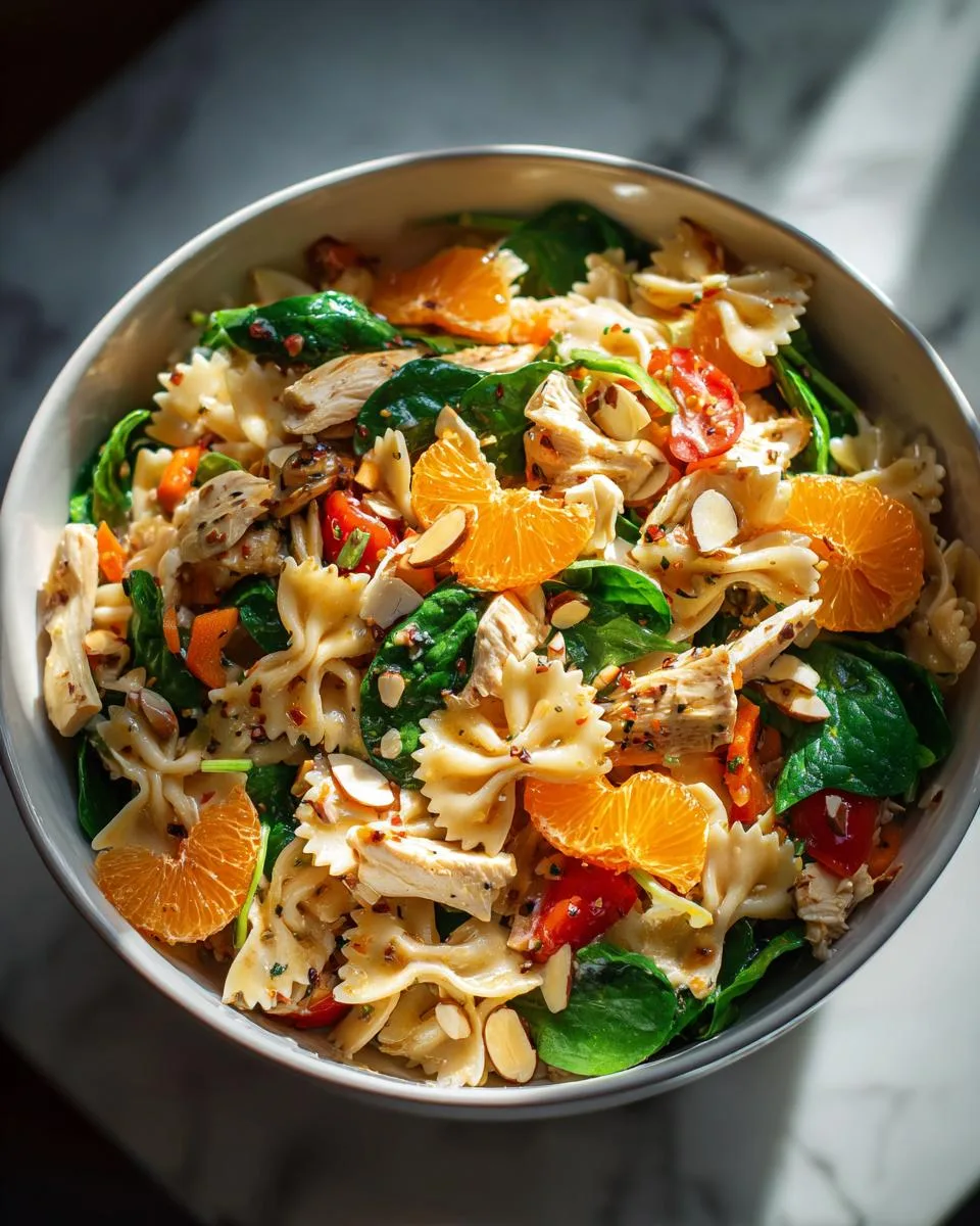 Mandarin Chicken Pasta Salad Recipe - detail 3