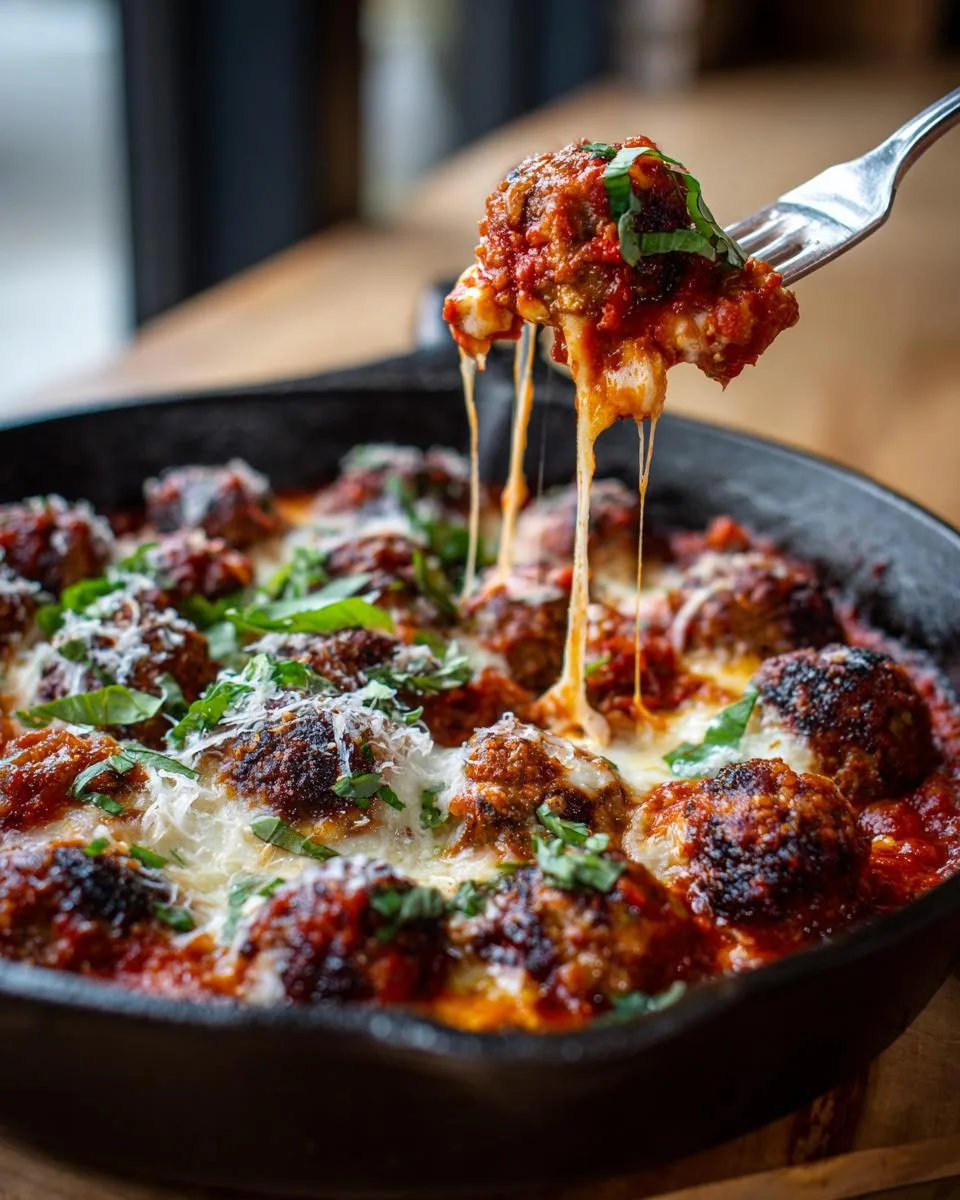 Meatball Parmesan Bake - detail 3