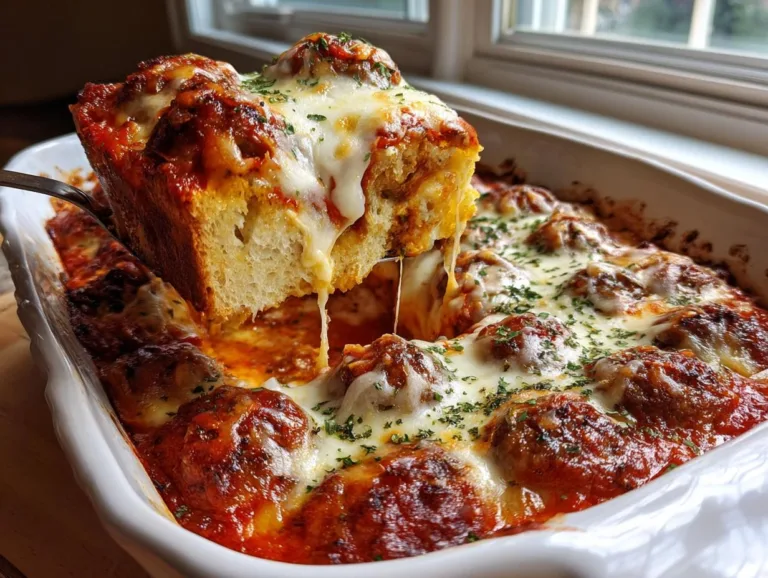 Meatball Sub Casserole