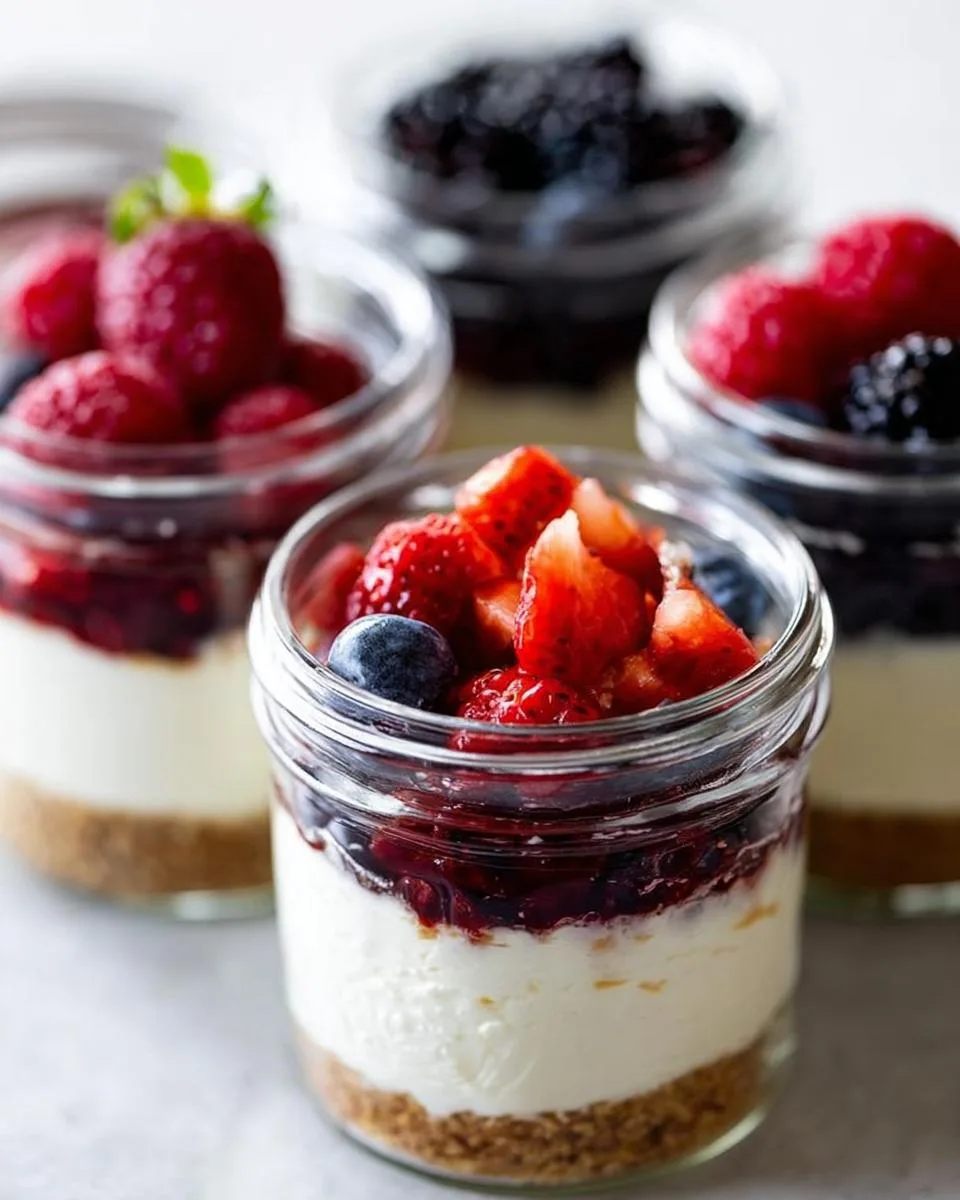 No Bake Berry Dessert Cups - detail 1