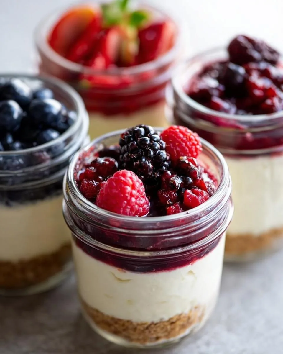 No Bake Berry Dessert Cups - detail 3
