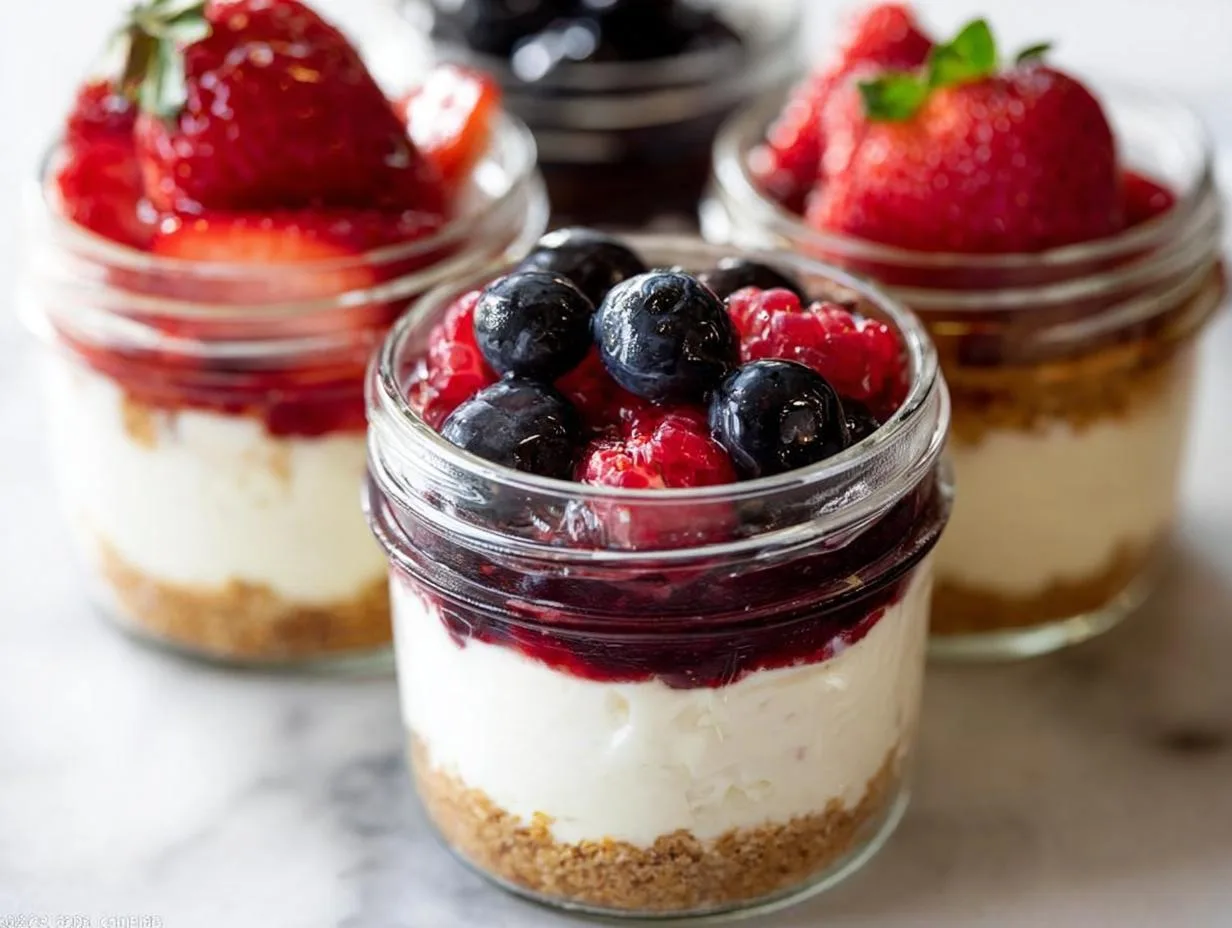 15-Minute No Bake Berry Dessert Cups – Heavenly Delight!