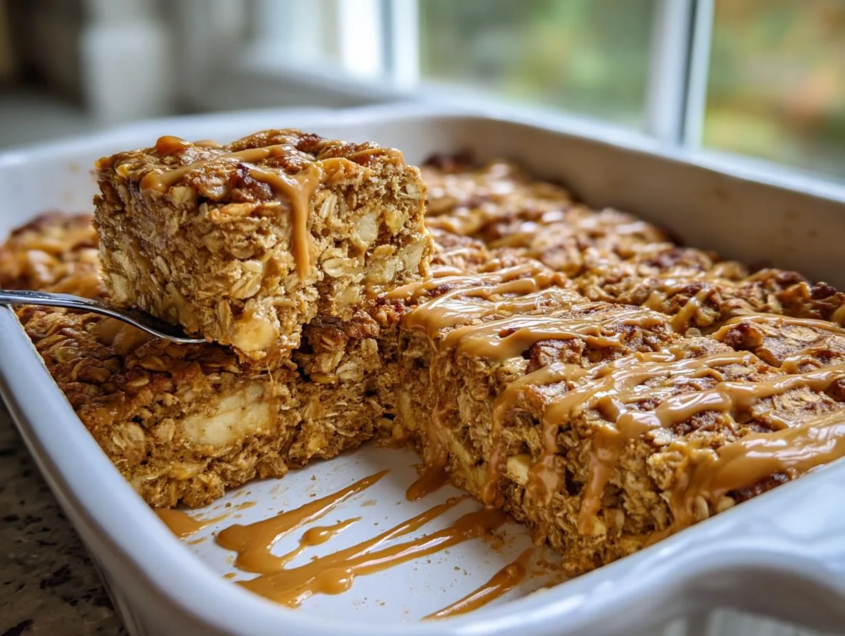 Peanut Butter Banana Oatmeal Bars: Bites You Can’t Resist