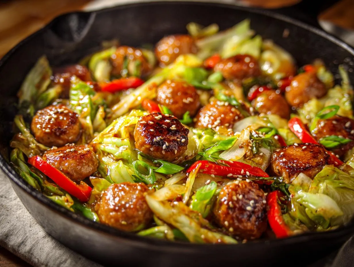 Savory 25-Minute Sausage and Cabbage Stir Fry Magic
