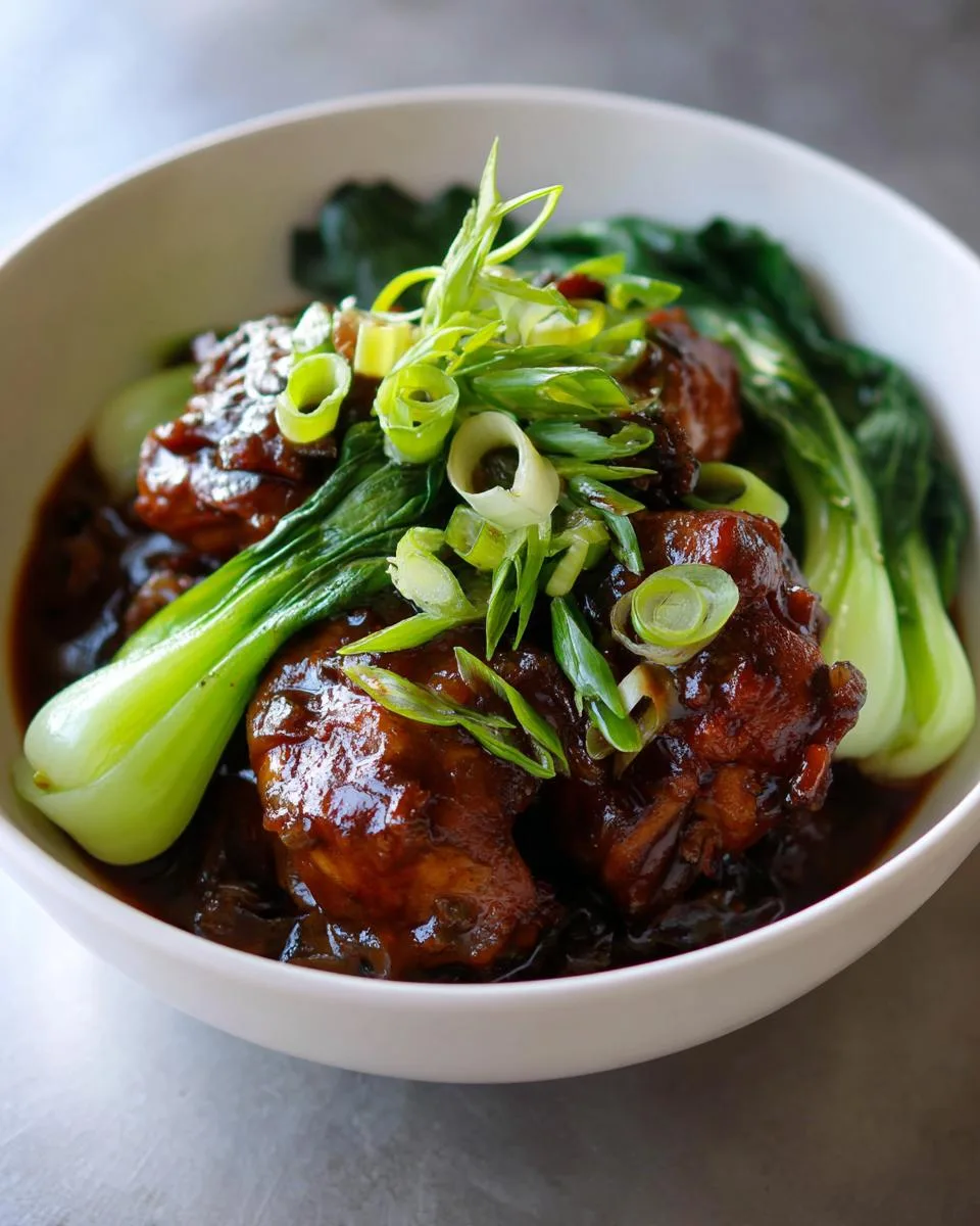 Slow Cooker Adobo Chicken Bok Choy - detail 1