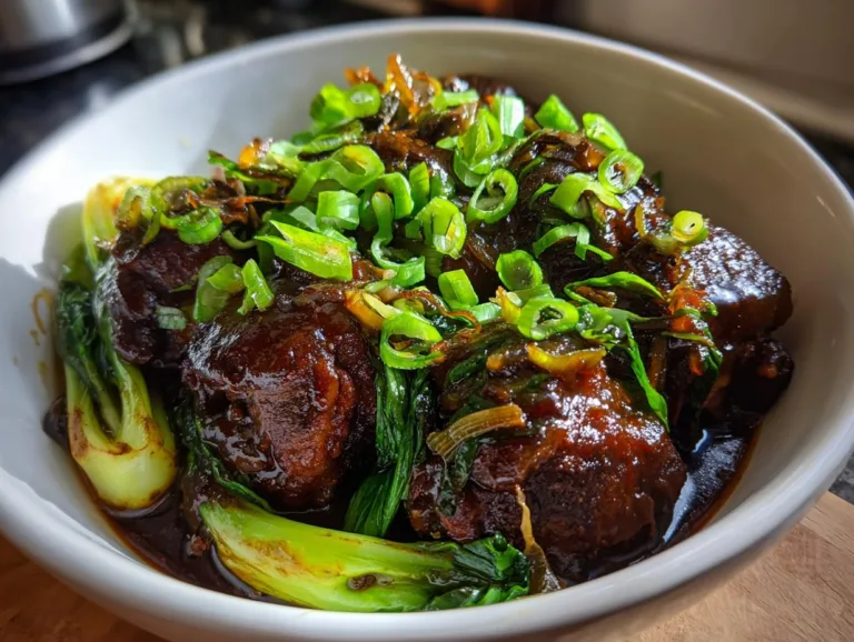 Slow Cooker Adobo Chicken Bok Choy