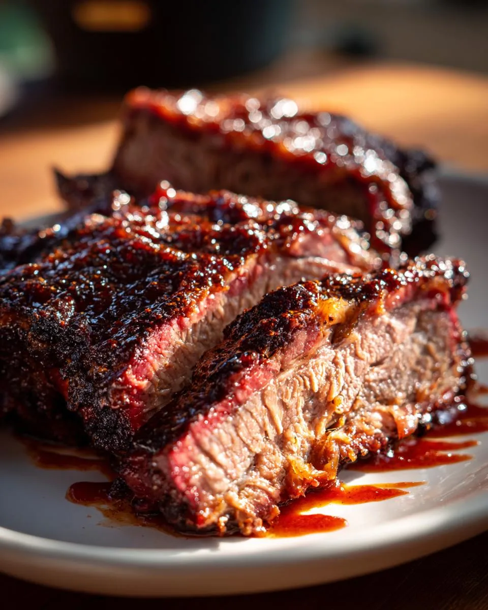 Slow Cooker Texas Smoked Beef Brisket - detail 3