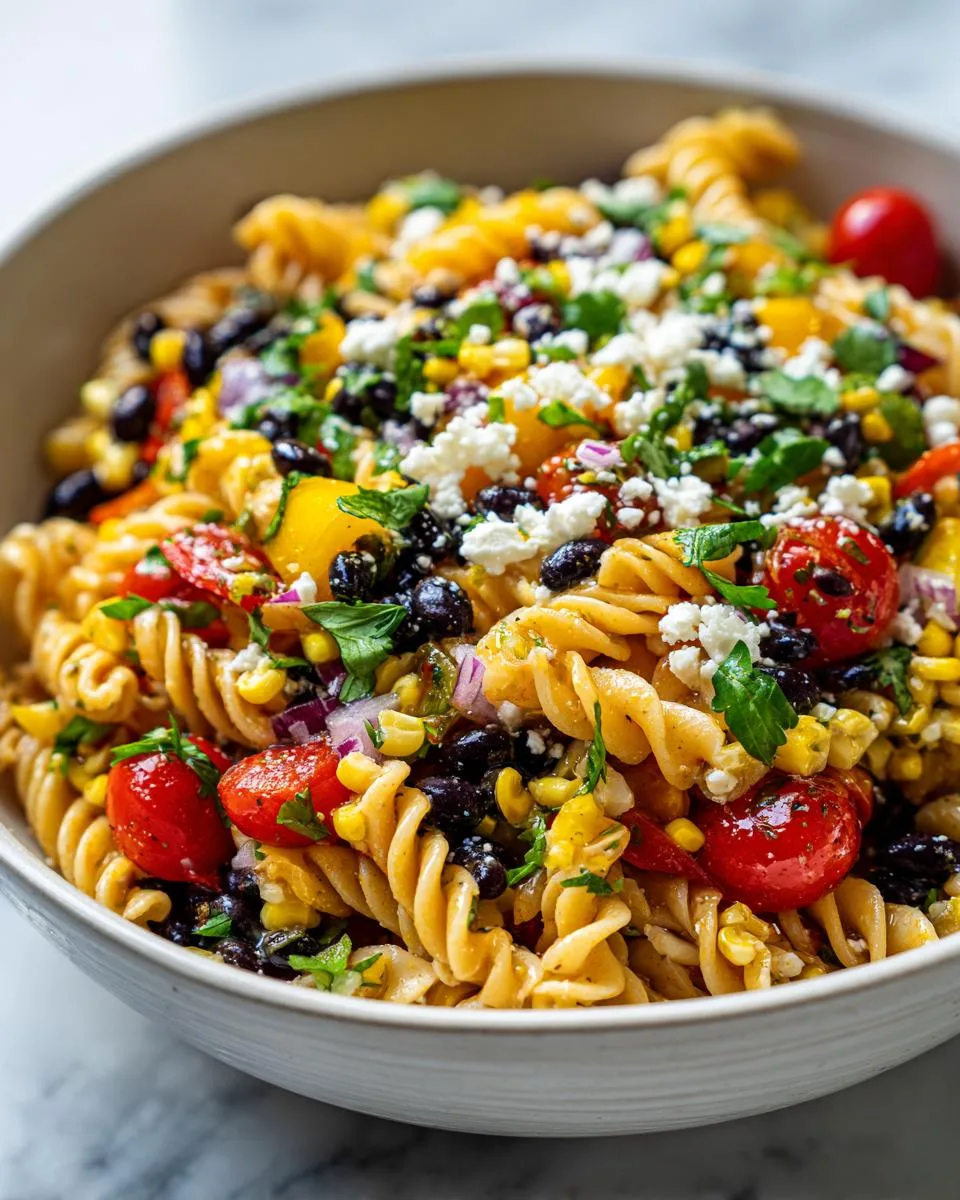 Southwest Corn Pasta Salad Recipe - detail 1