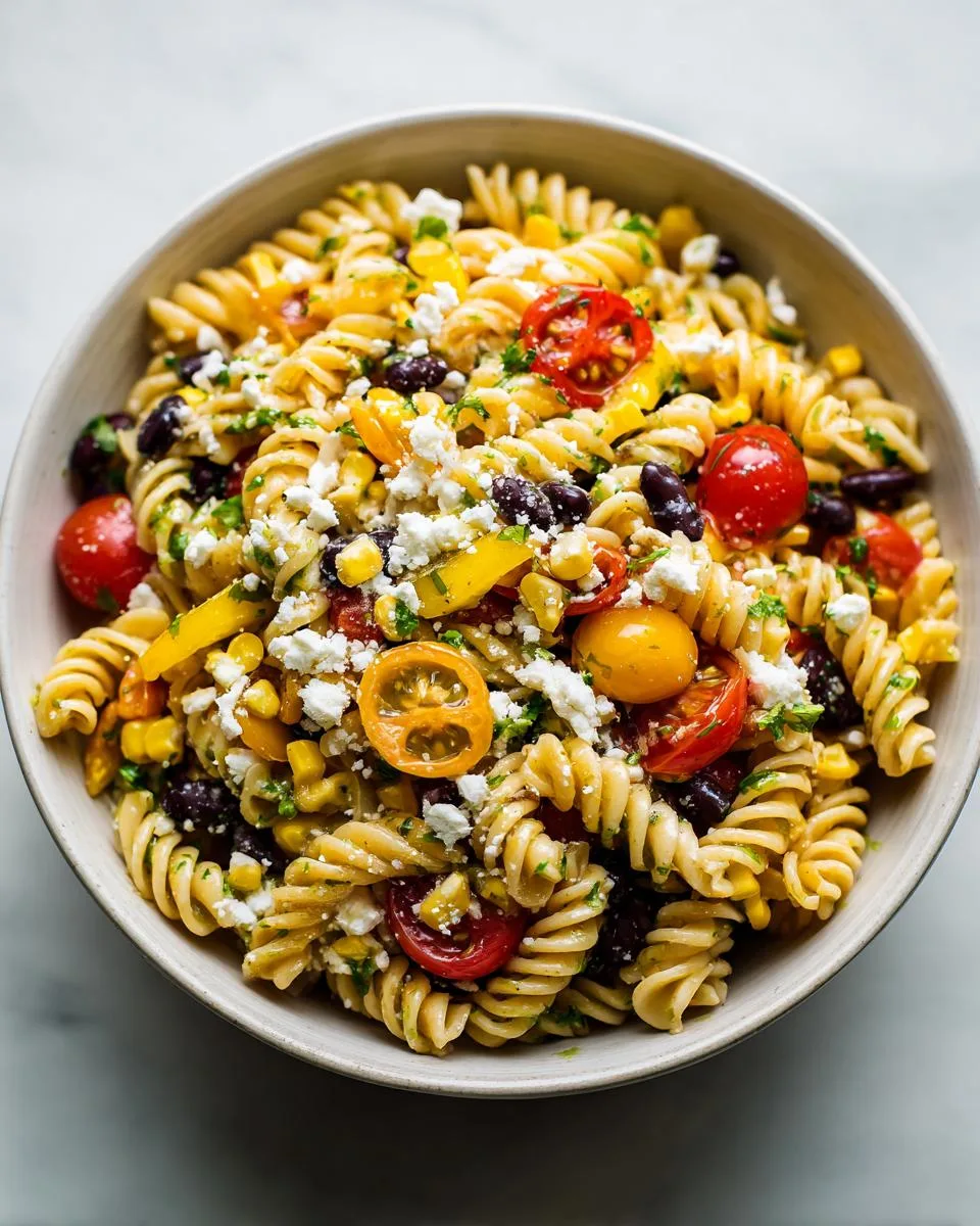 Southwest Corn Pasta Salad Recipe - detail 3