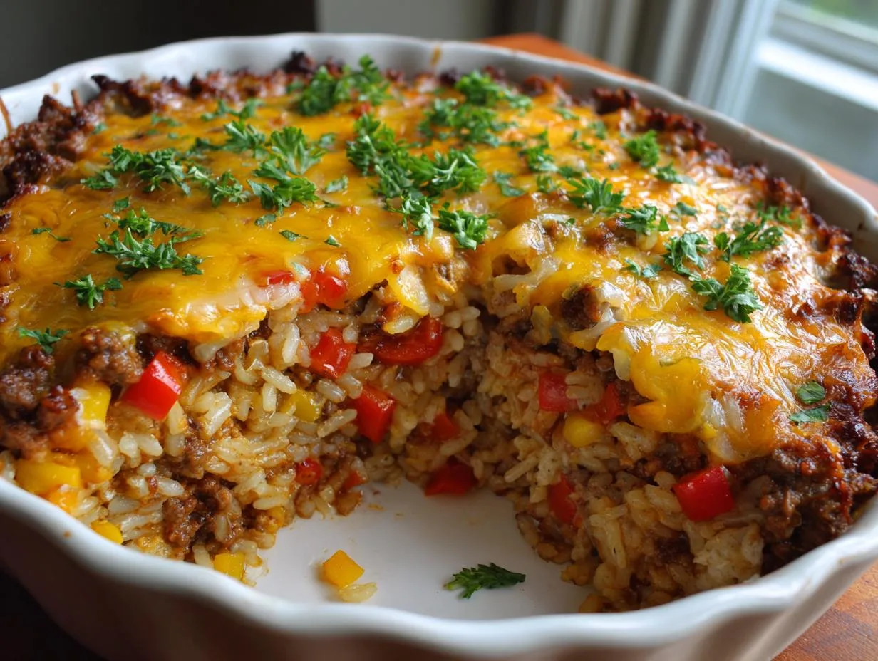 Hearty Stuffed Pepper Casserole with 5-Star Flavor