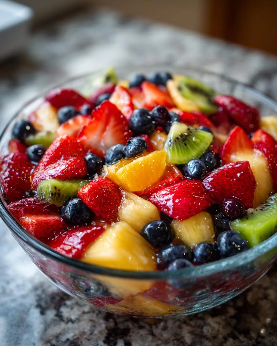 Summer Berry Fruit Salad - detail 1